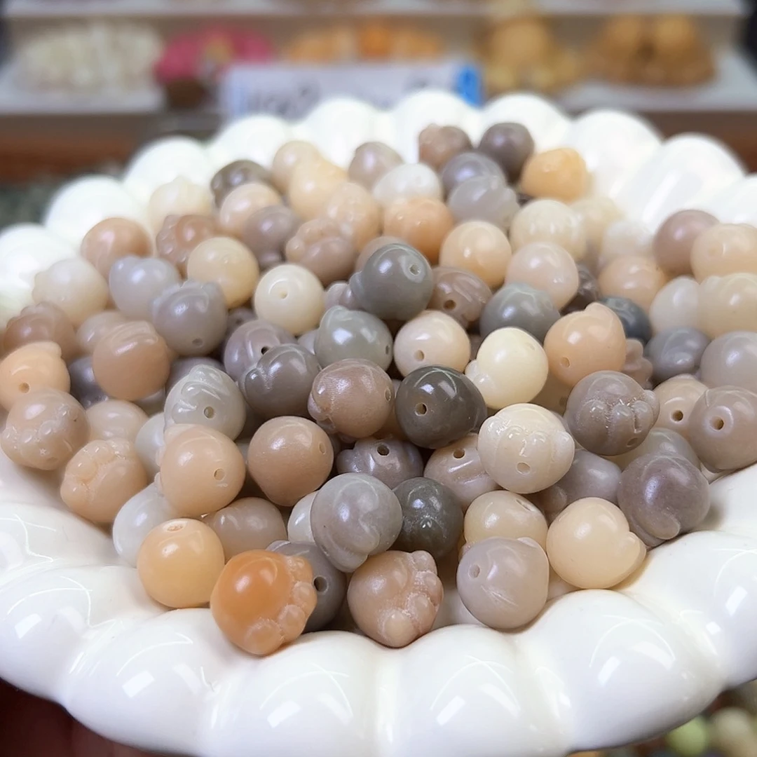 菩提根/象牙果手串瑕疵12莫蓝蒂猫爪20颗