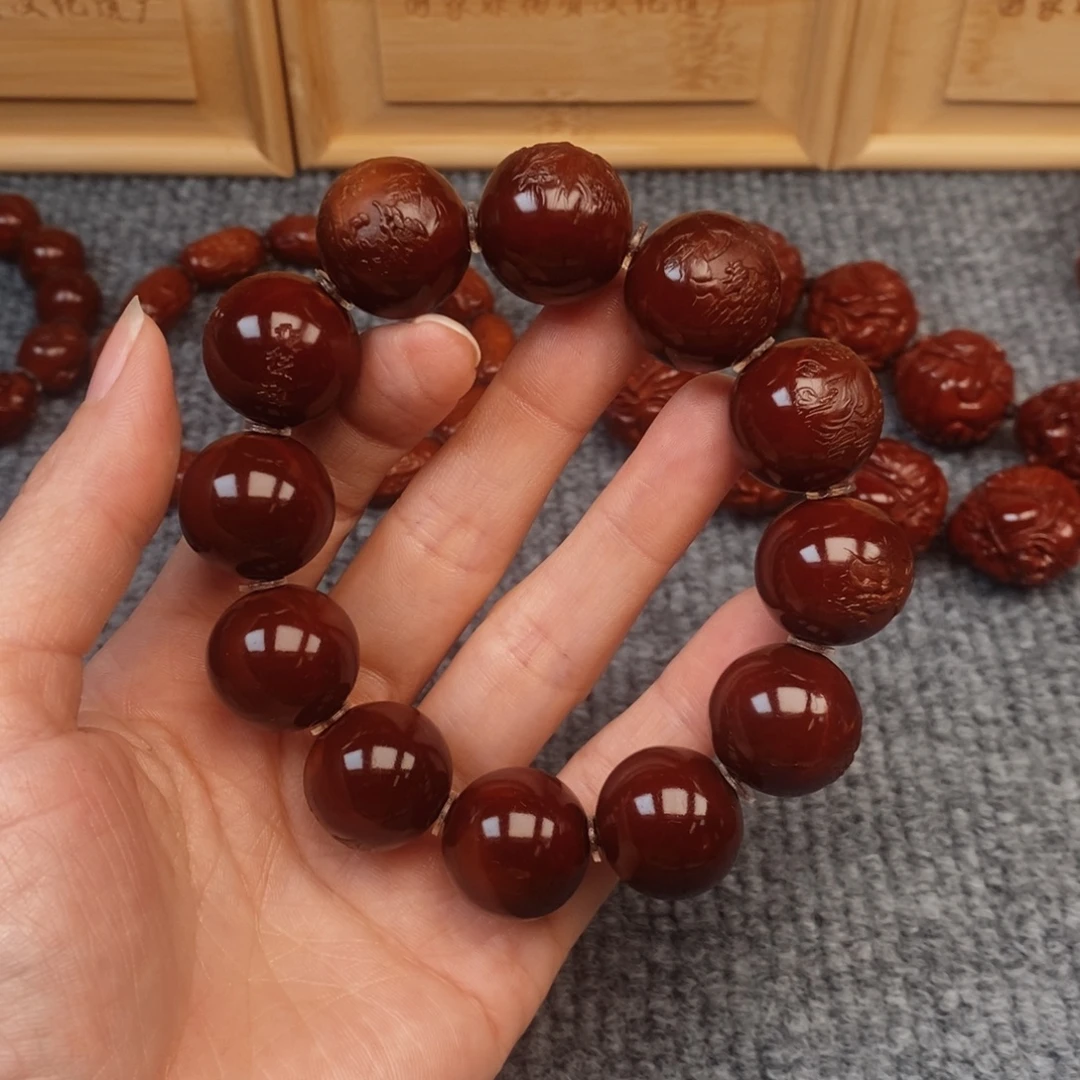 哦***室橄榄核手串/手链苏州园林