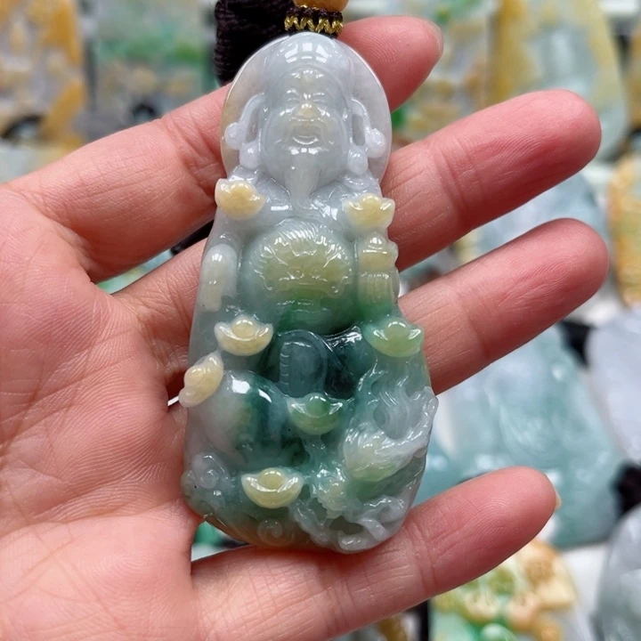 翡翠未镶嵌吊坠(不含链)挂件