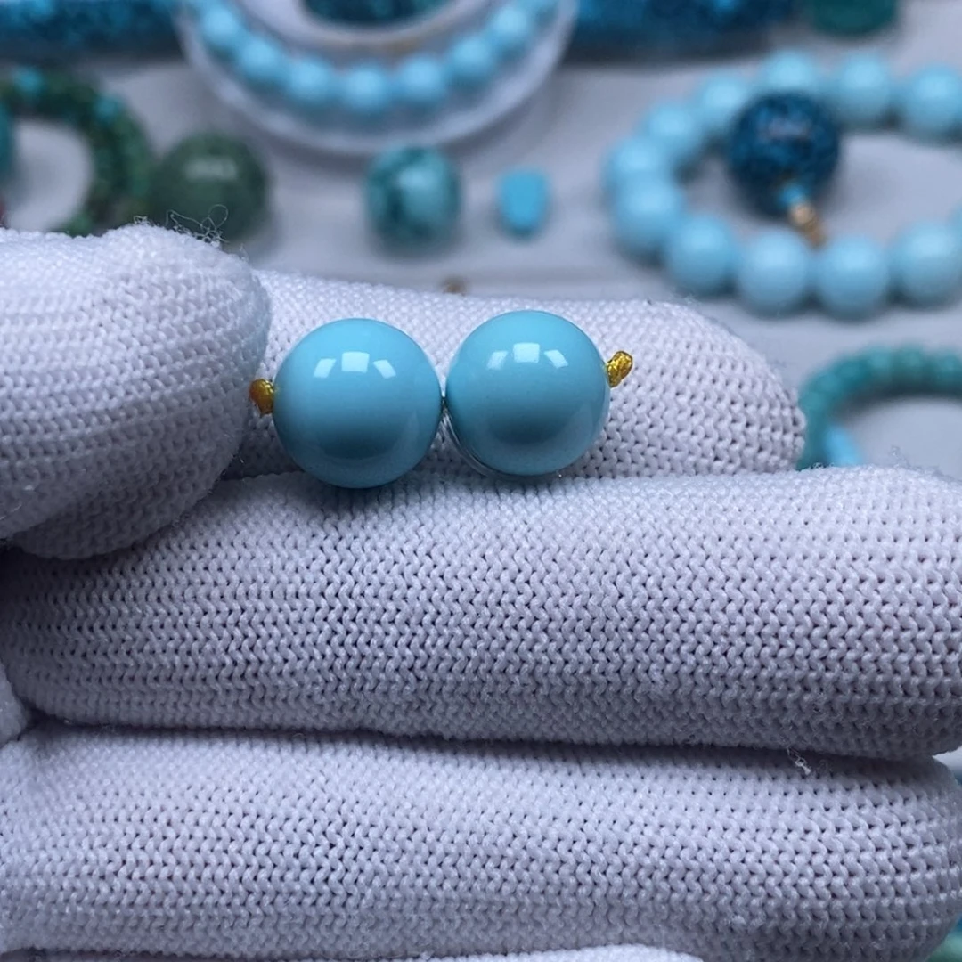 绿松石未镶嵌原矿纯干料绿松石