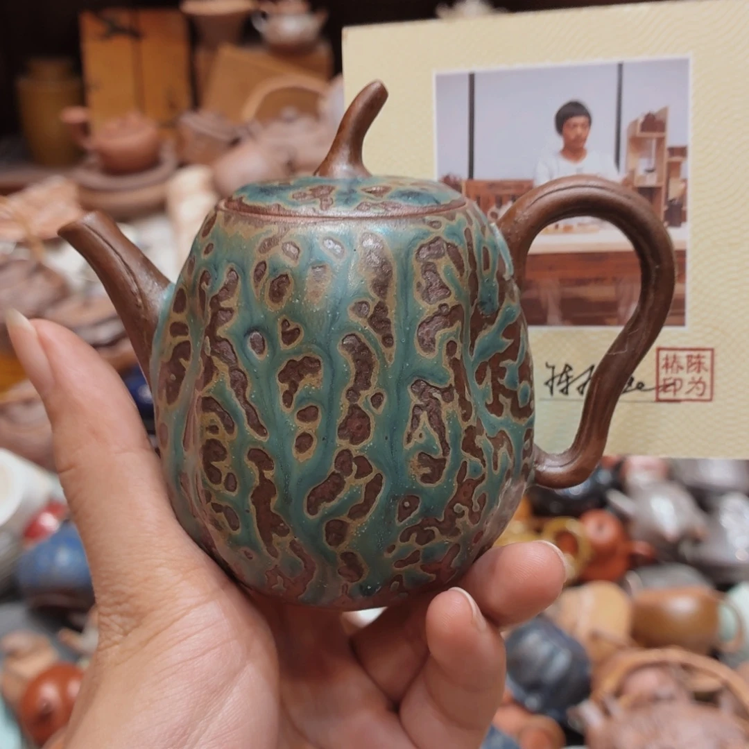 柴烧老岩泥高温茶器皿