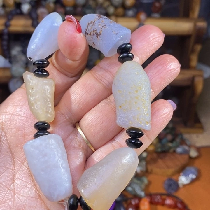 玛瑙/玉髓珠宝半成品未镶嵌绿*