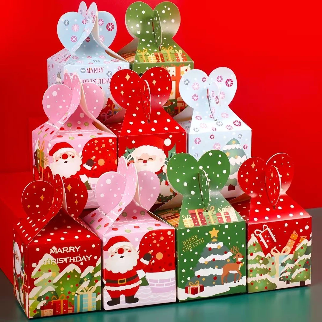 （利灵）圣诞节苹果盒平安果礼盒平安夜礼品盒创意苹果包装盒
