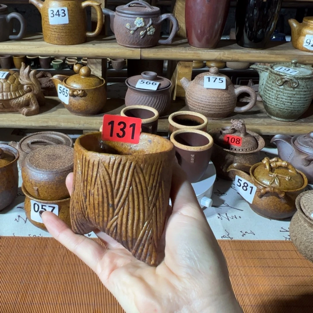 缸异型100毫升原谷粗瓷高温瓷