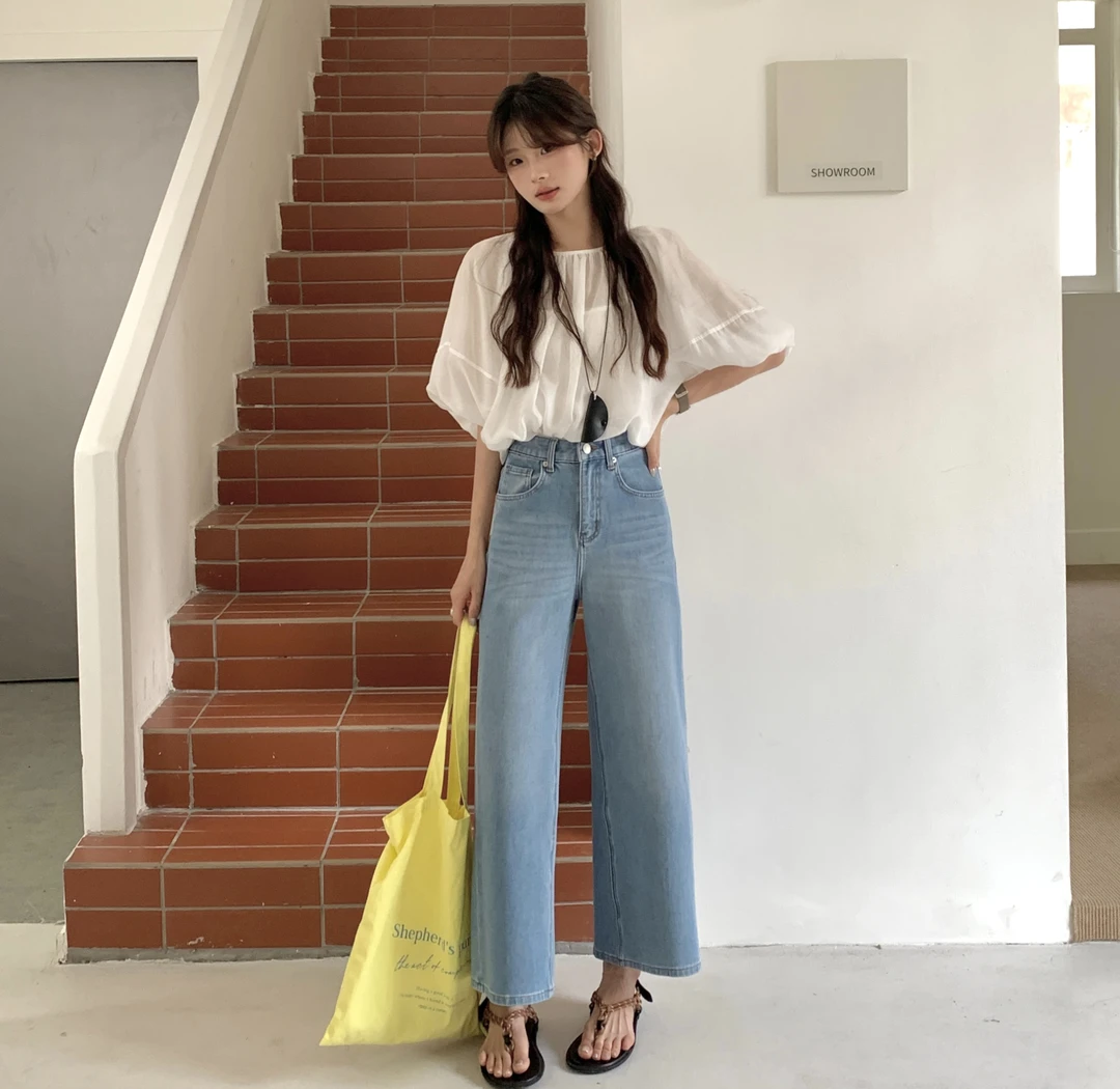 【大仙家】C243十三行夏款韩式长裤舒适时尚百搭女士夏季