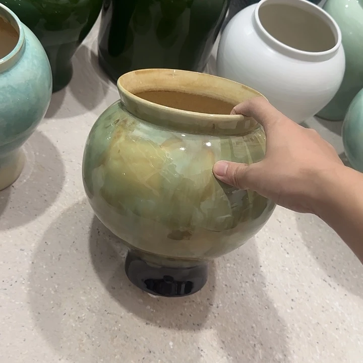 白泥花盆正品有孔