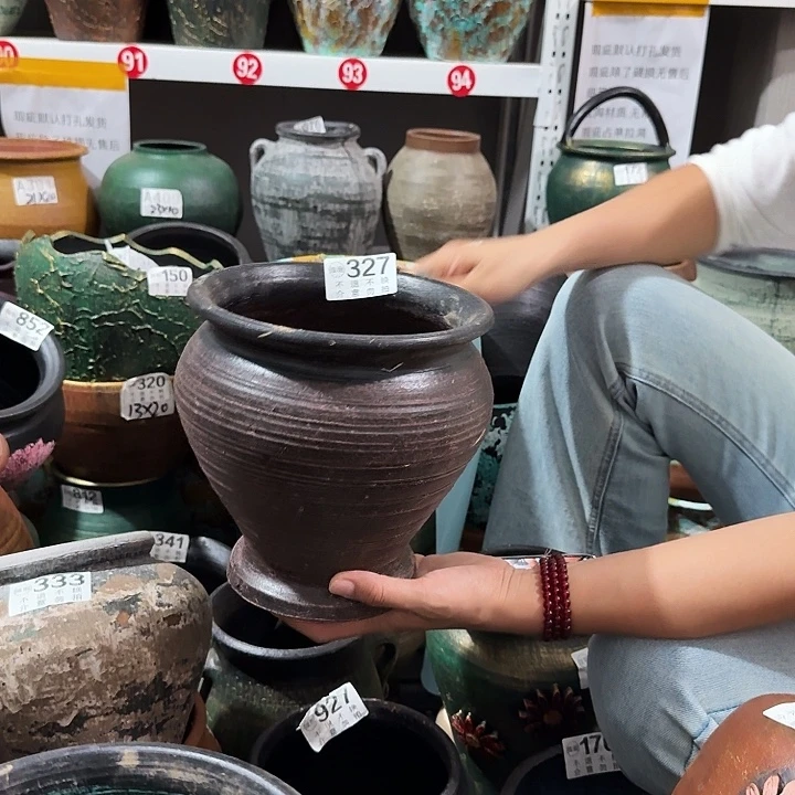瑕疵紫红鱼尾327高度20口径18