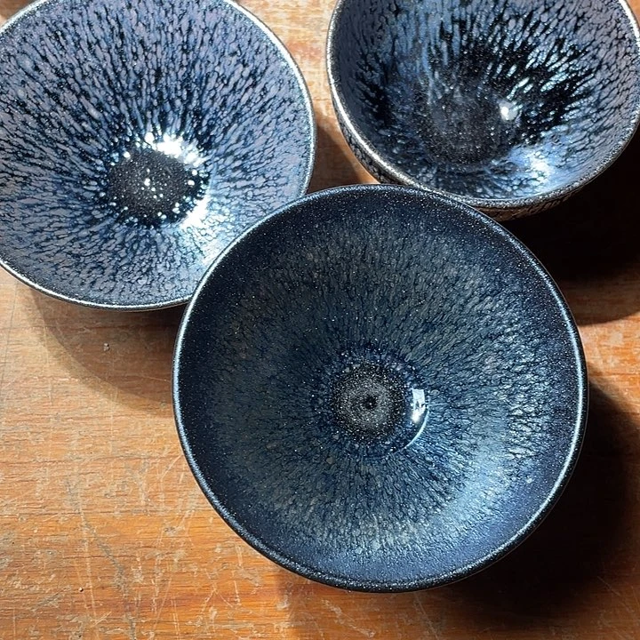 小***军茶盏龙窑柴烧斗笠