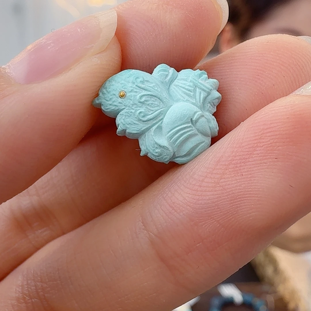 绿松石未镶嵌珠宝半成品