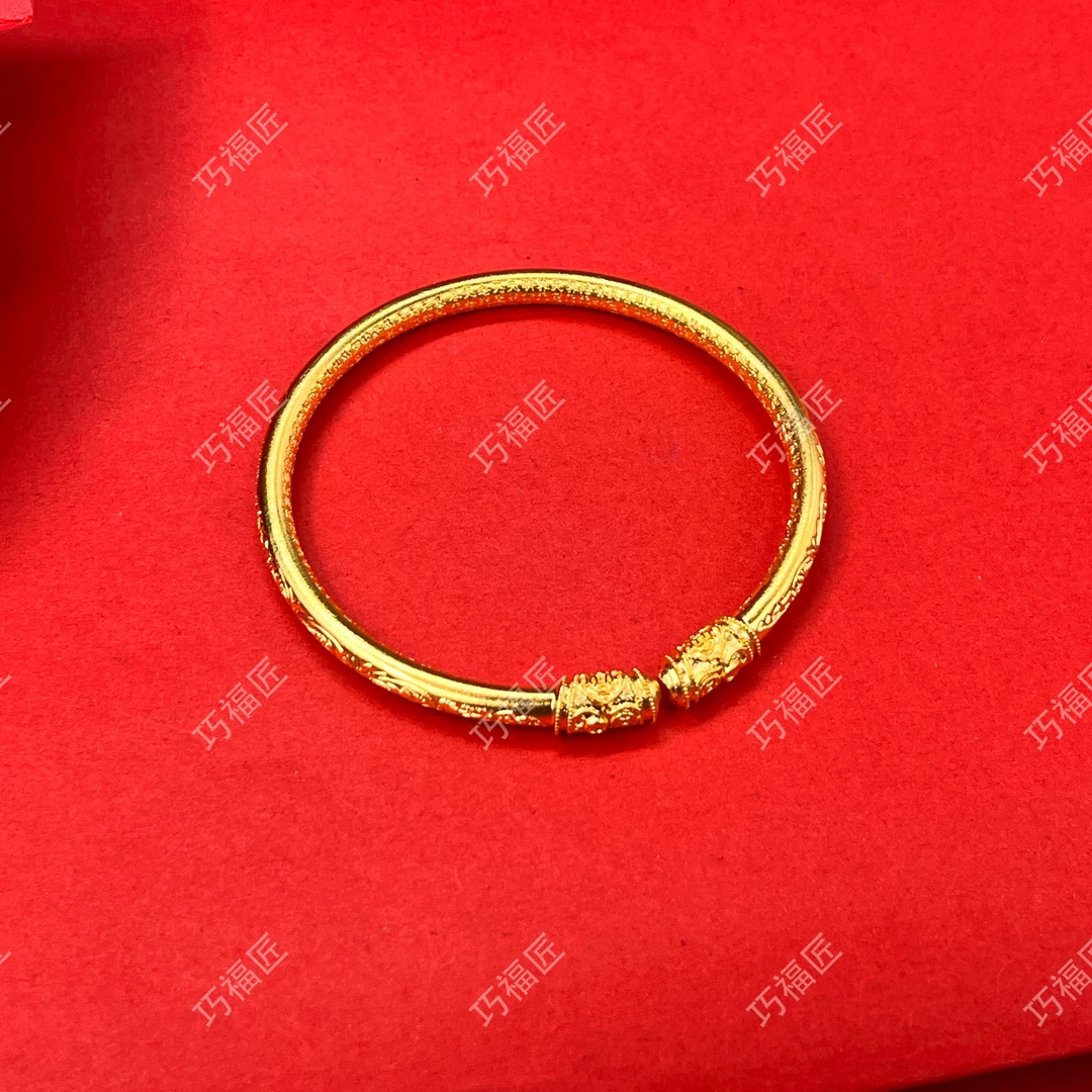 唐草纹手镯开口 气质轻奢时尚百搭精美