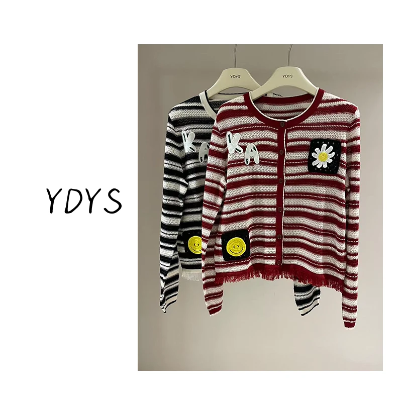 【YDYS】25K00941 2025新款时尚气质小众毛针织衫