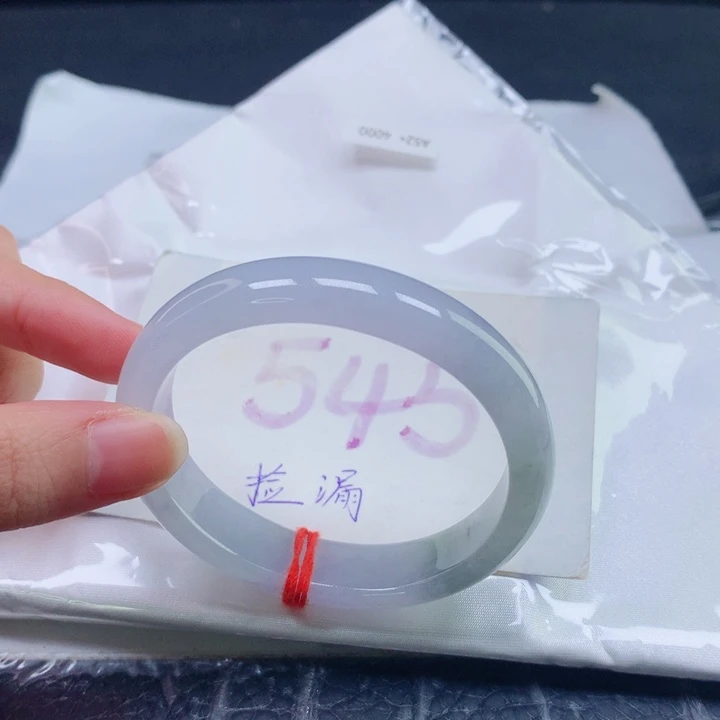 翡翠未镶嵌手镯贵妃5253