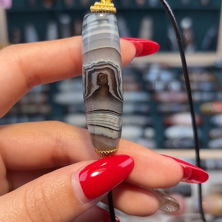 全***觉玛瑙/玉髓合金珠宝奇石