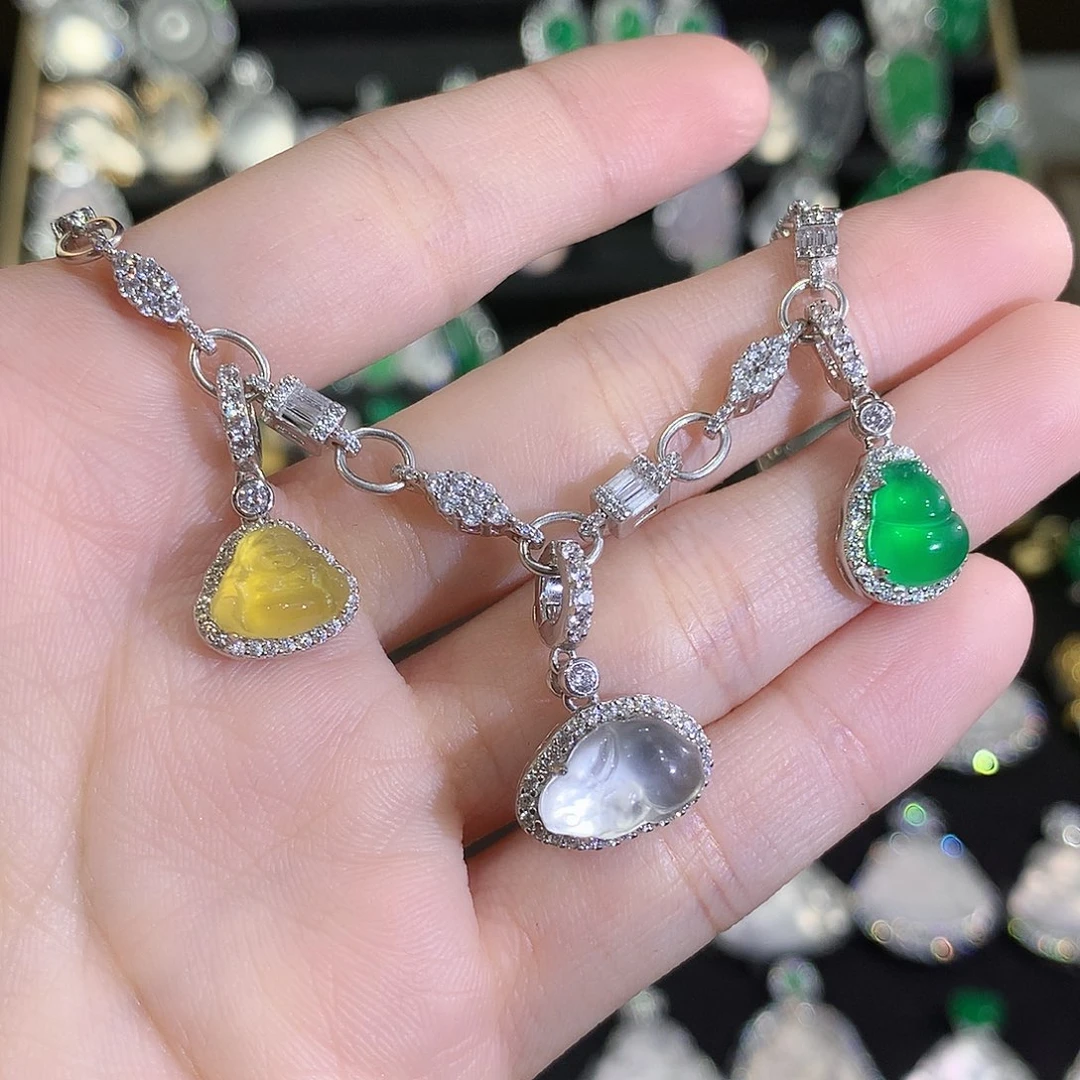 胡****玛瑙/玉髓银S925镶嵌手链