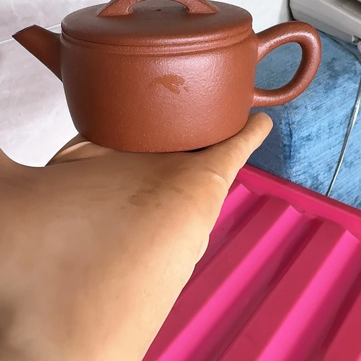 茶壶紫砂雨**煊红降坡汉瓦160cc左右半手