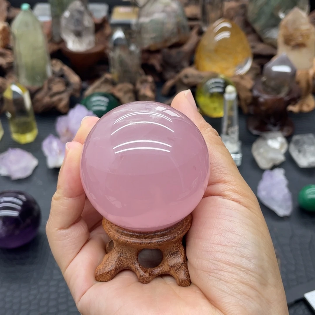 石材粉水晶球摆件t5