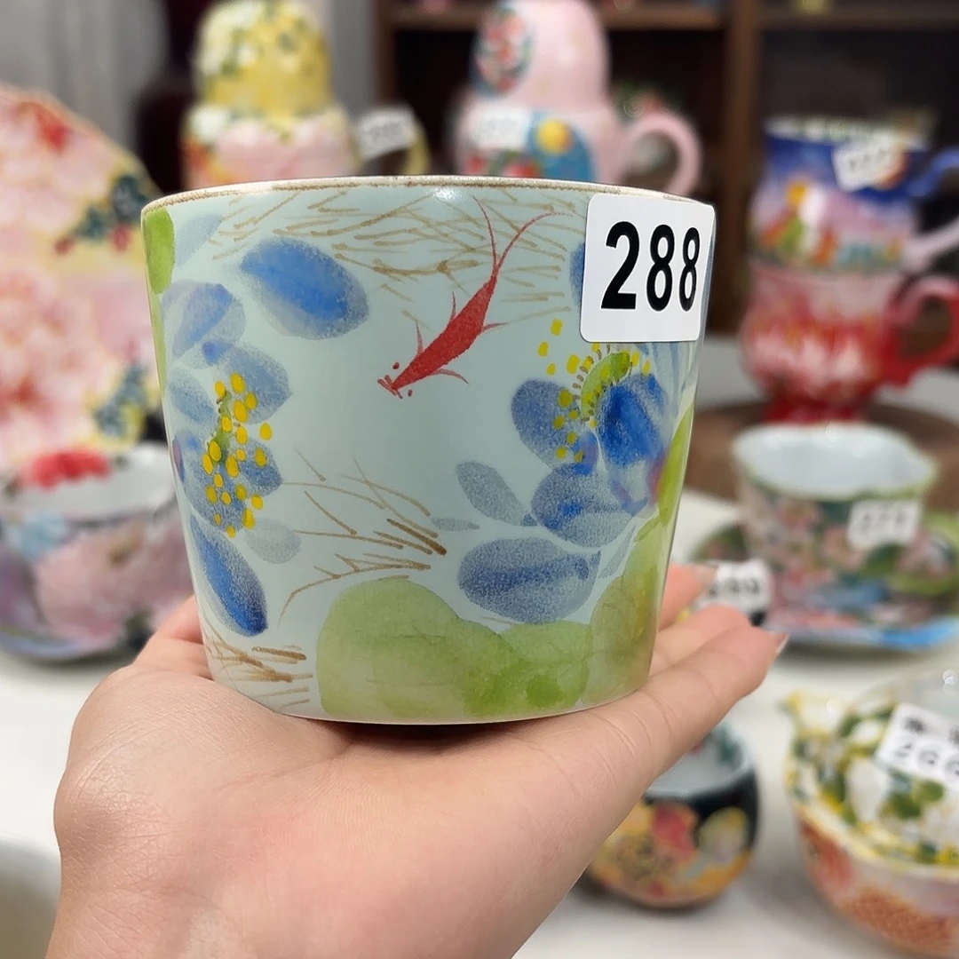 景德镇手绘高温釉下彩陶瓷茶具