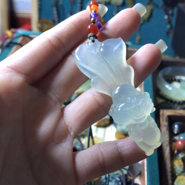 岫玉未镶嵌岫玉耳环