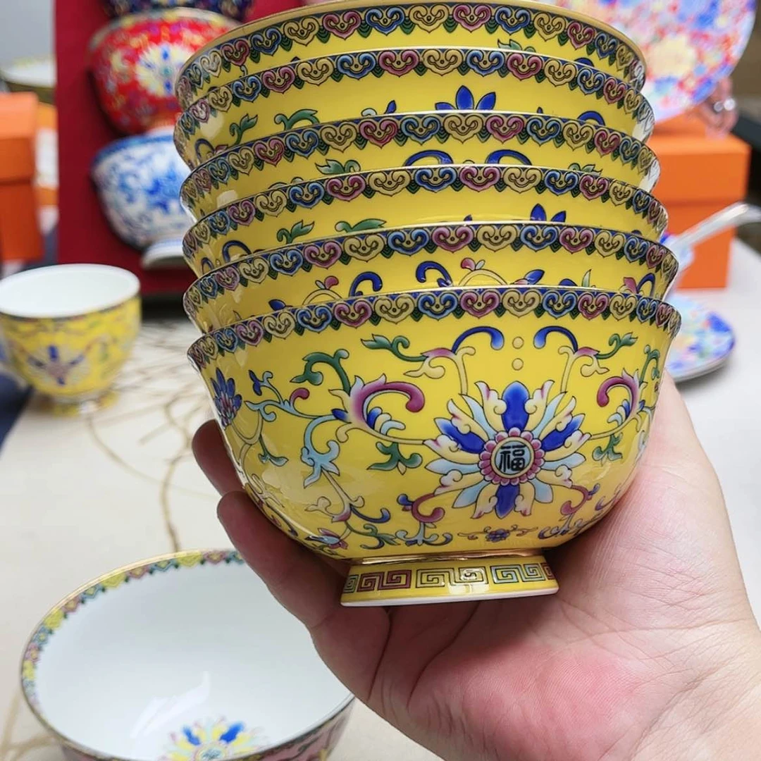 【闪购商品】珐琅4.5英寸6黄。。。。。
