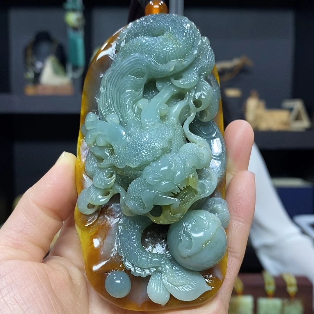 岫玉挂件吊坠手把件未镶嵌