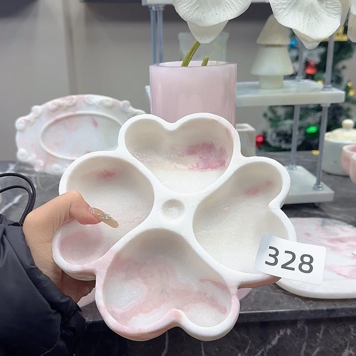 石材彩虹玫瑰小爱心328