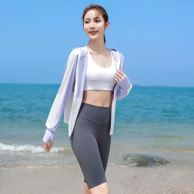 N52119MY冰丝防晒衣女款夏季薄款宽松户外透气百搭防晒服开衫外套
