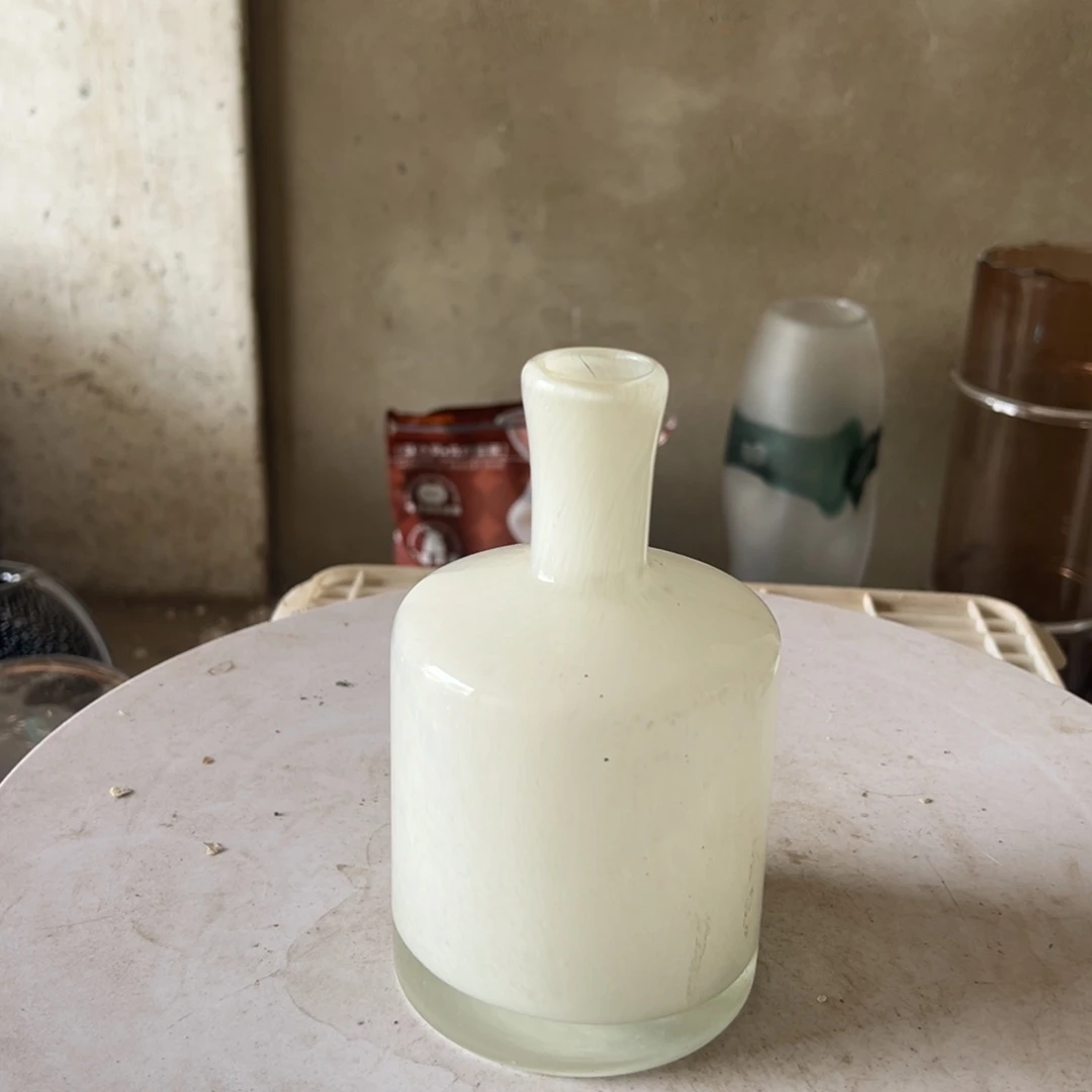 弘扬琉璃花器微瑕高度17