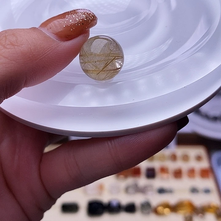 水晶天然水晶定制打孔不退换未镶嵌