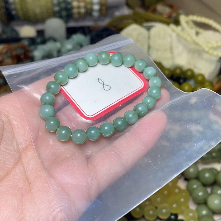 蛇纹石玉未镶嵌手链