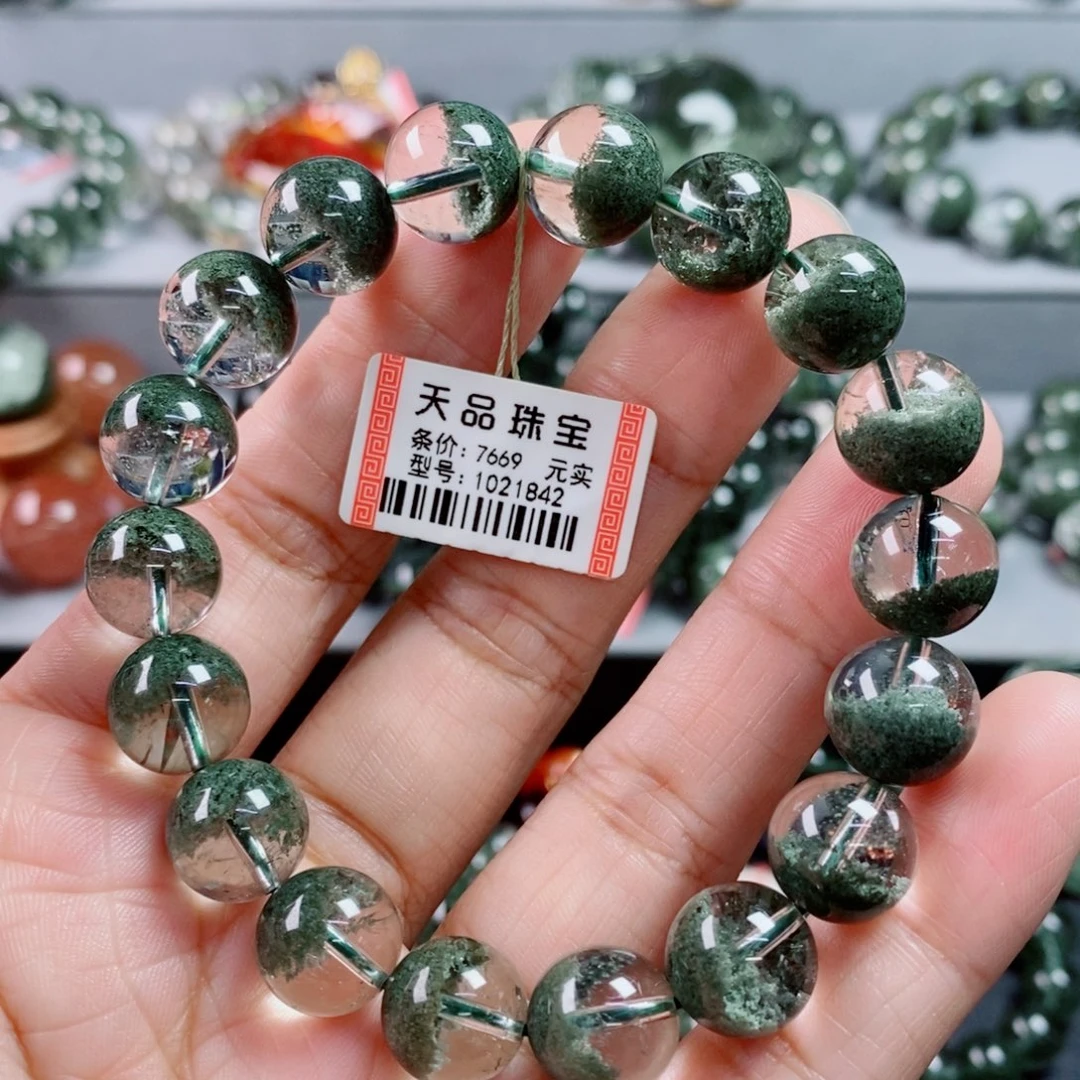 水晶手链未镶嵌绿幽灵手链1021842