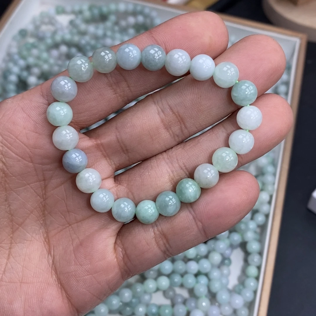 翡翠未镶嵌手链天然a货翡翠69