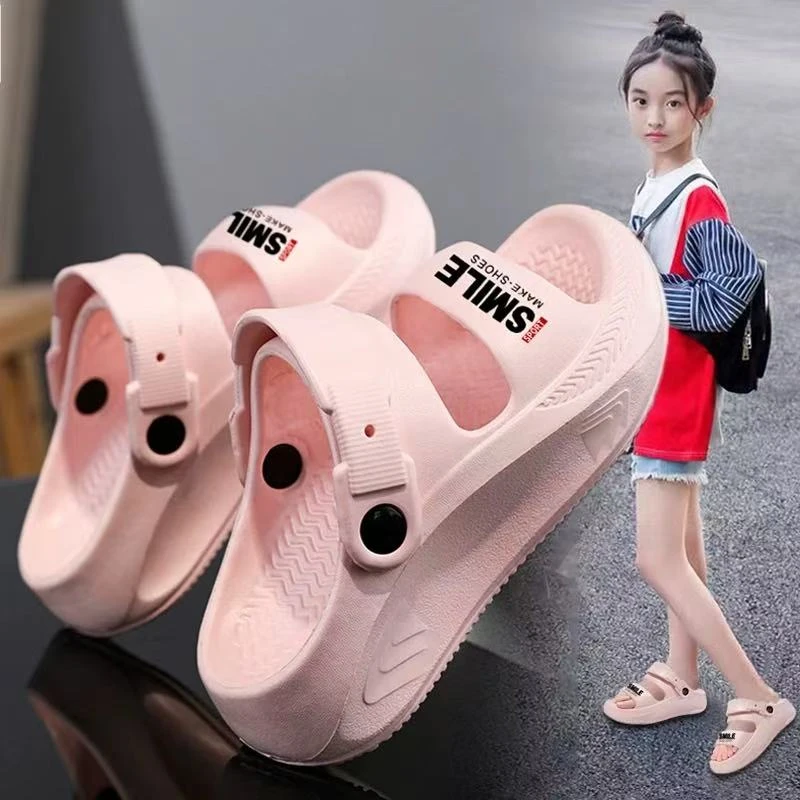 阿童木儿童拖鞋女童2025夏季新两穿软底沙滩鞋中大童防滑一字凉拖