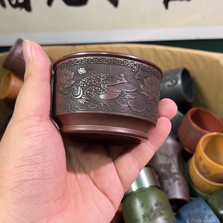 茶杯紫砂全手工紫砂主人杯