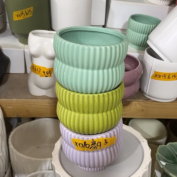 陶摆件陶盆有孔 瑕疵介意勿拍