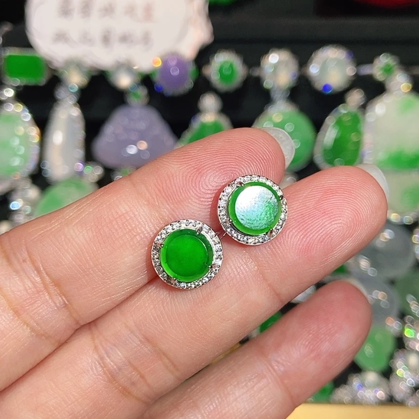 【闪购商品】未镶嵌翡翠耳饰天然翡翠