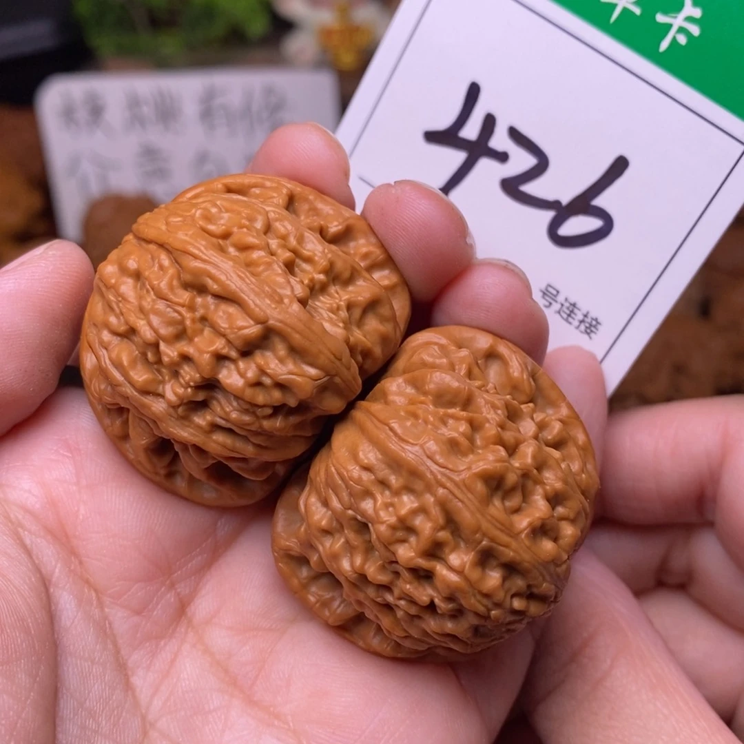 把件文玩核桃426白狮子3.9