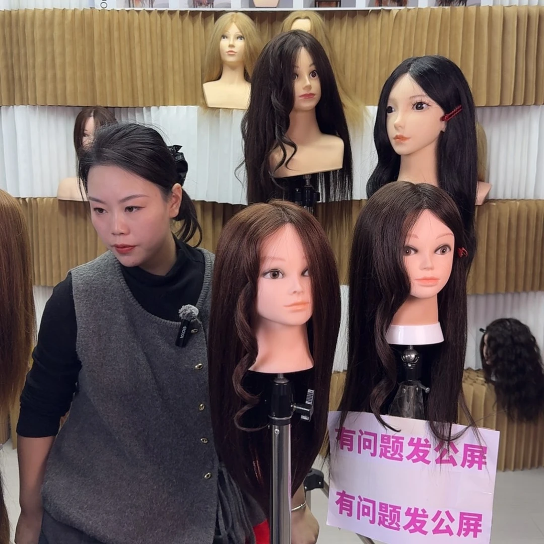 小***物硅胶无妆款特价妆造款头模