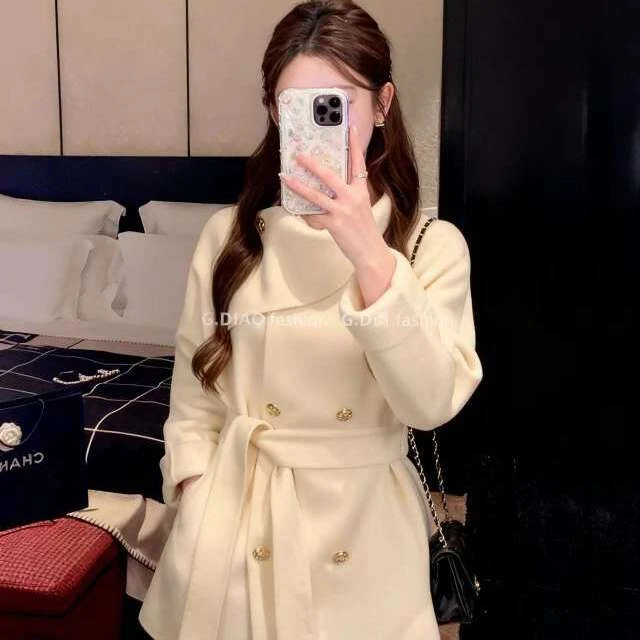 G调服饰-名媛千金气质新羊毛外套(配腰带)(含100澳毛)39910080887