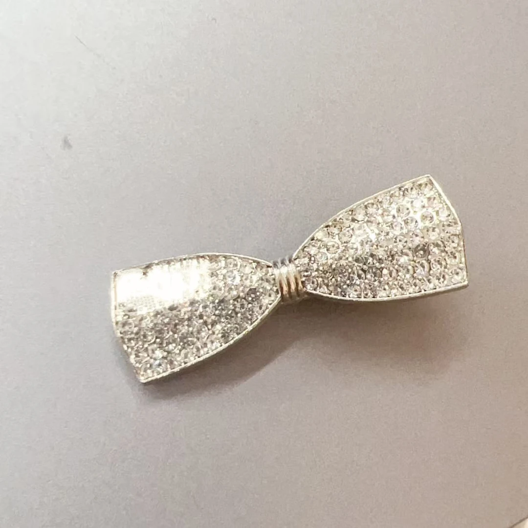 甜美精致少女风蝴蝶结侧边刘海夹J2796