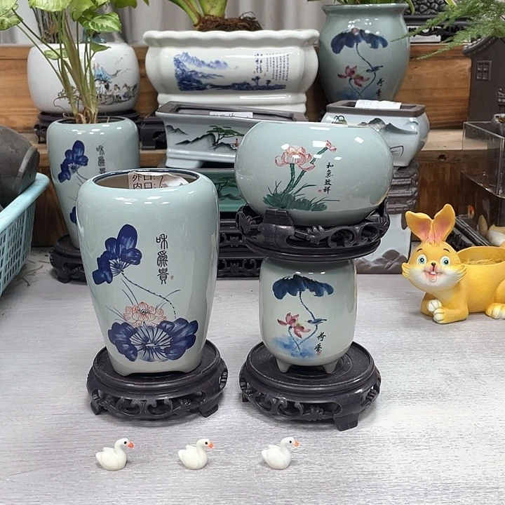 陶瓷花盆紫砂佳品花盆福利抢购