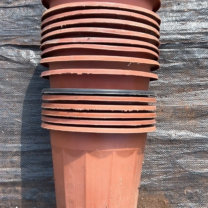 塑料口径22高度19红砖一组11个