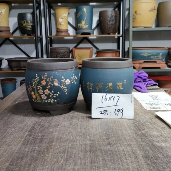 紫砂花盆紫砂花盆