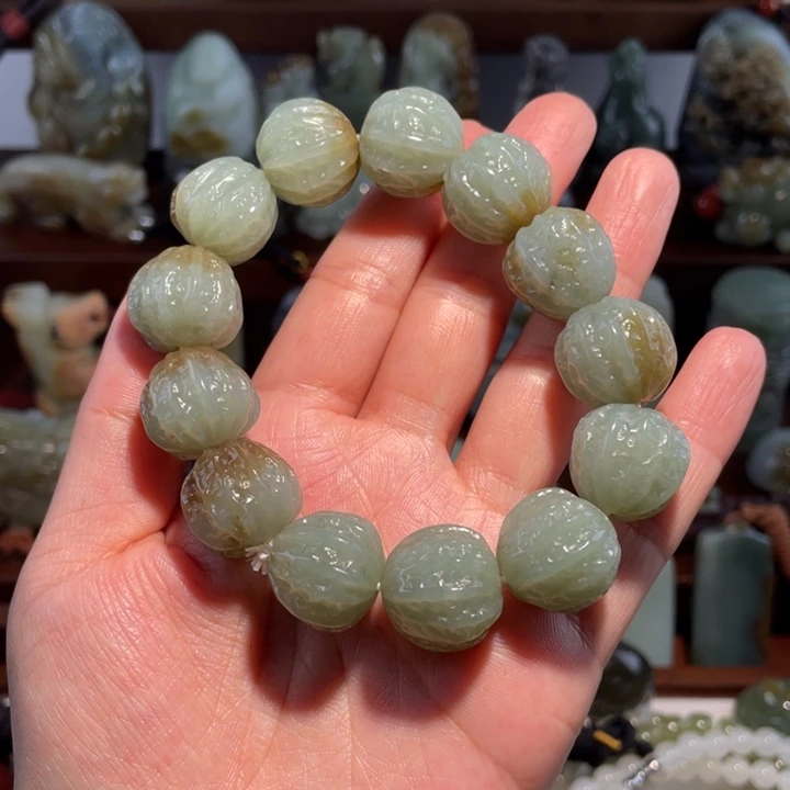 和田玉手链未镶嵌