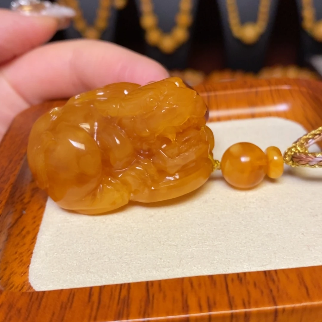 【闪购商品】蜜蜡颈饰未镶嵌项链