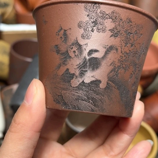 紫砂茶杯宜兴紫砂茶具