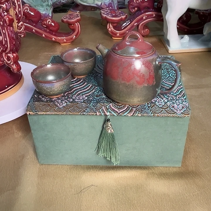 摆件钧瓷茶具套装钧瓷茶具