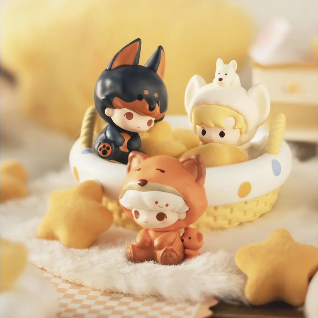 【直播间代拆】拆萌粒 植绒睡衣变装系列盲盒 睡衣萌粒公仔摆件