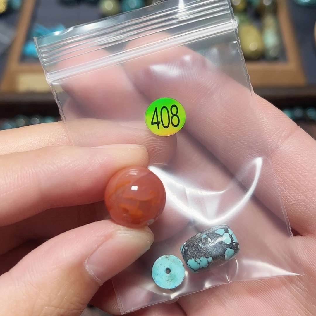 D***o未镶嵌圆珠桶珠老型手串！！玛瑙/玉髓