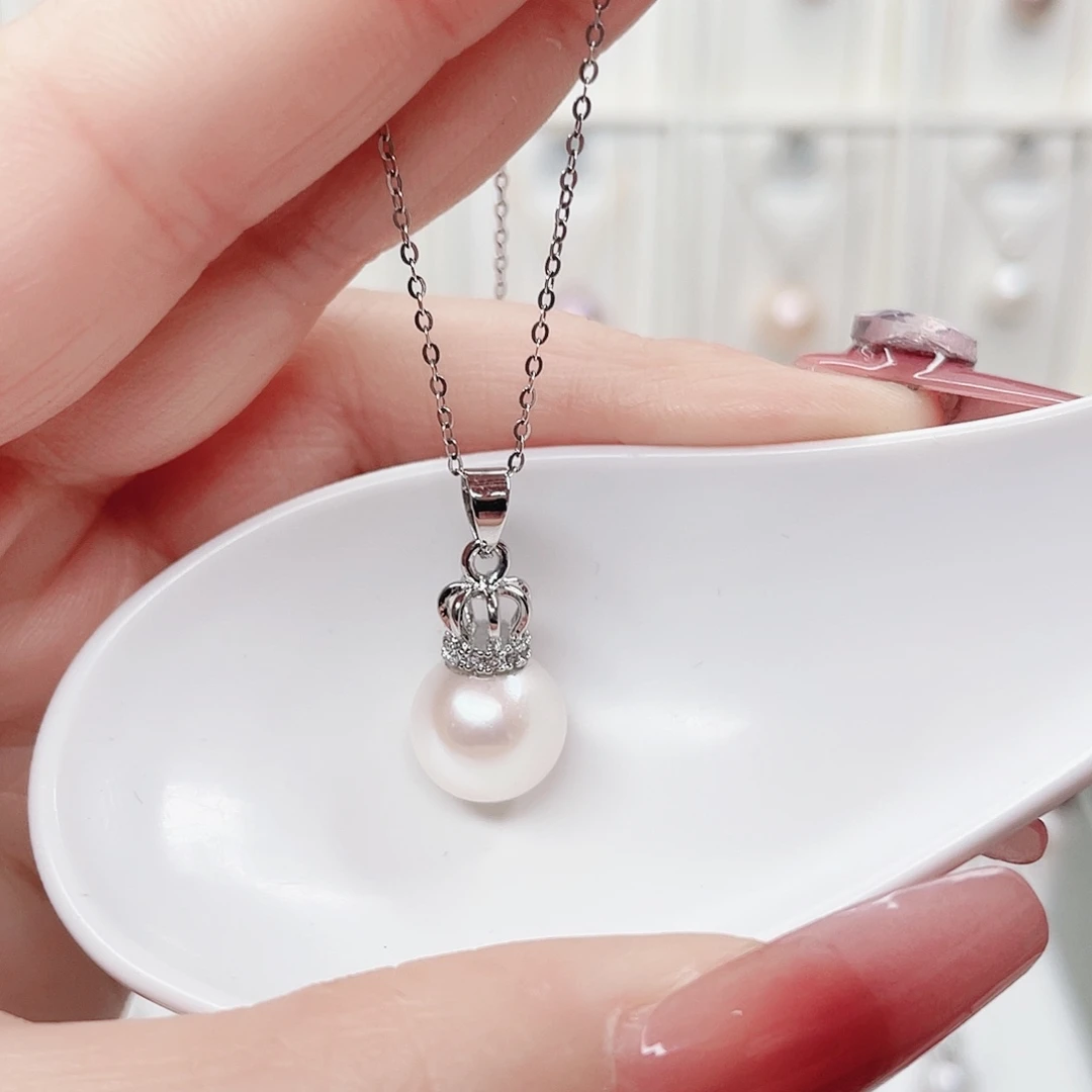 淡水珍珠吊坠(赠链)合金