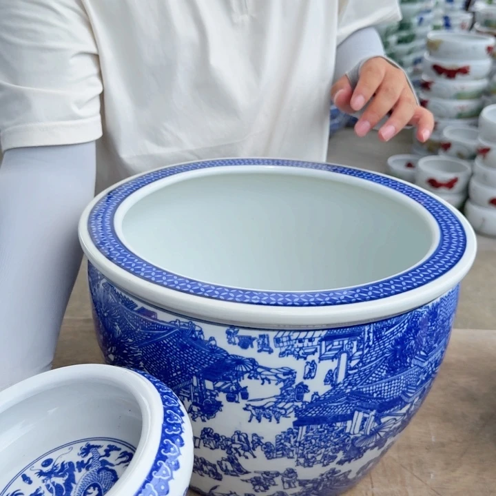 瓷片直径30厘米，高度20厘米….